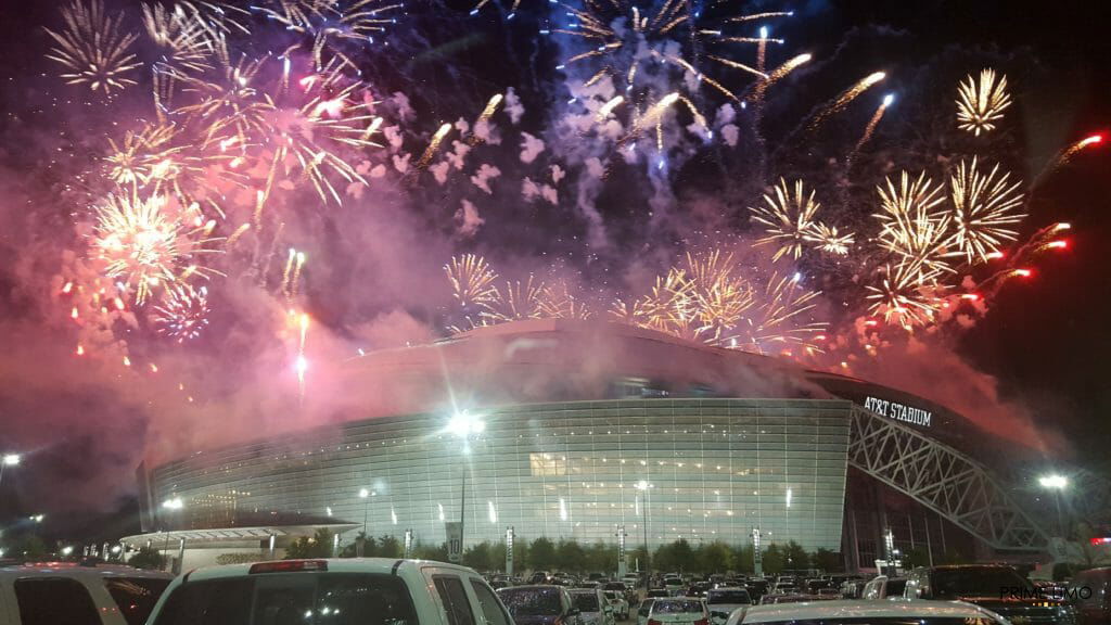 AT&T Stadium Fireworks Finale