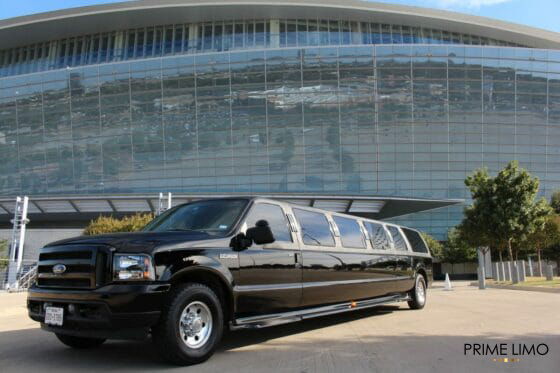 12-14 passenger black Excursion SUV limo