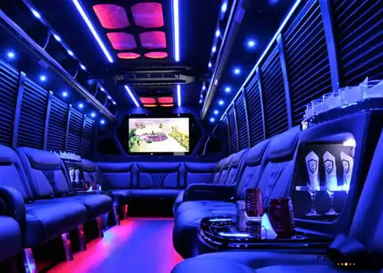 A Custom Built Dallas Party Bus by Prime Limo